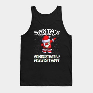 Santas Favorite Administrative Assistant Christmas Tank Top